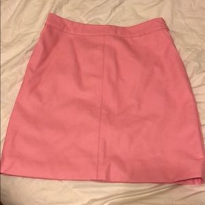 Pink Topshop Faux Leather Mini Skirt